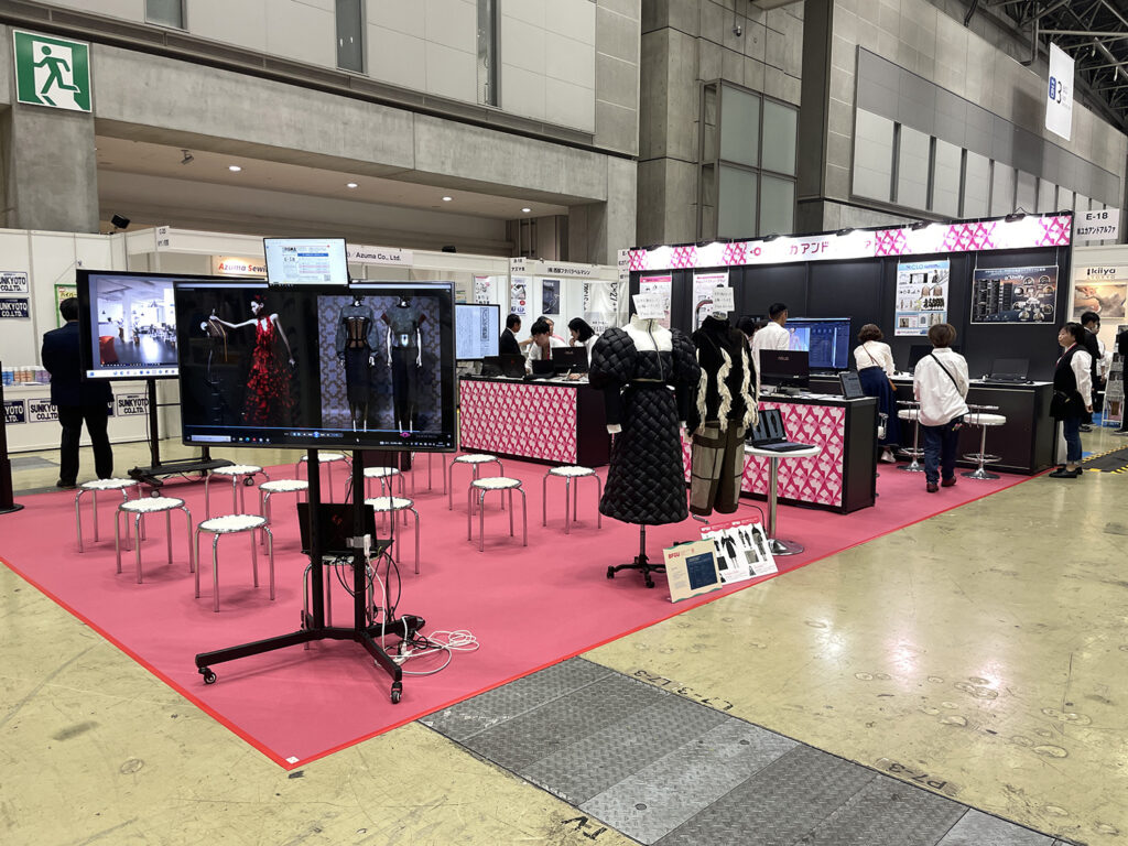「58th FISMA TOKYO」東京ファッション産業機器展で院生の作品を展示